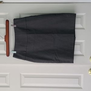 Black and white pencil skirt